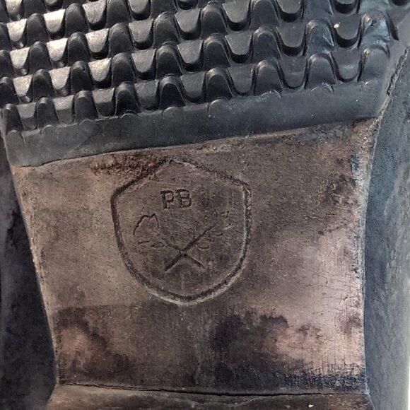 Poppy Barley Knee High Zipper Black Leather Equestrian boots Women Size 10 - Picture 12 of 12